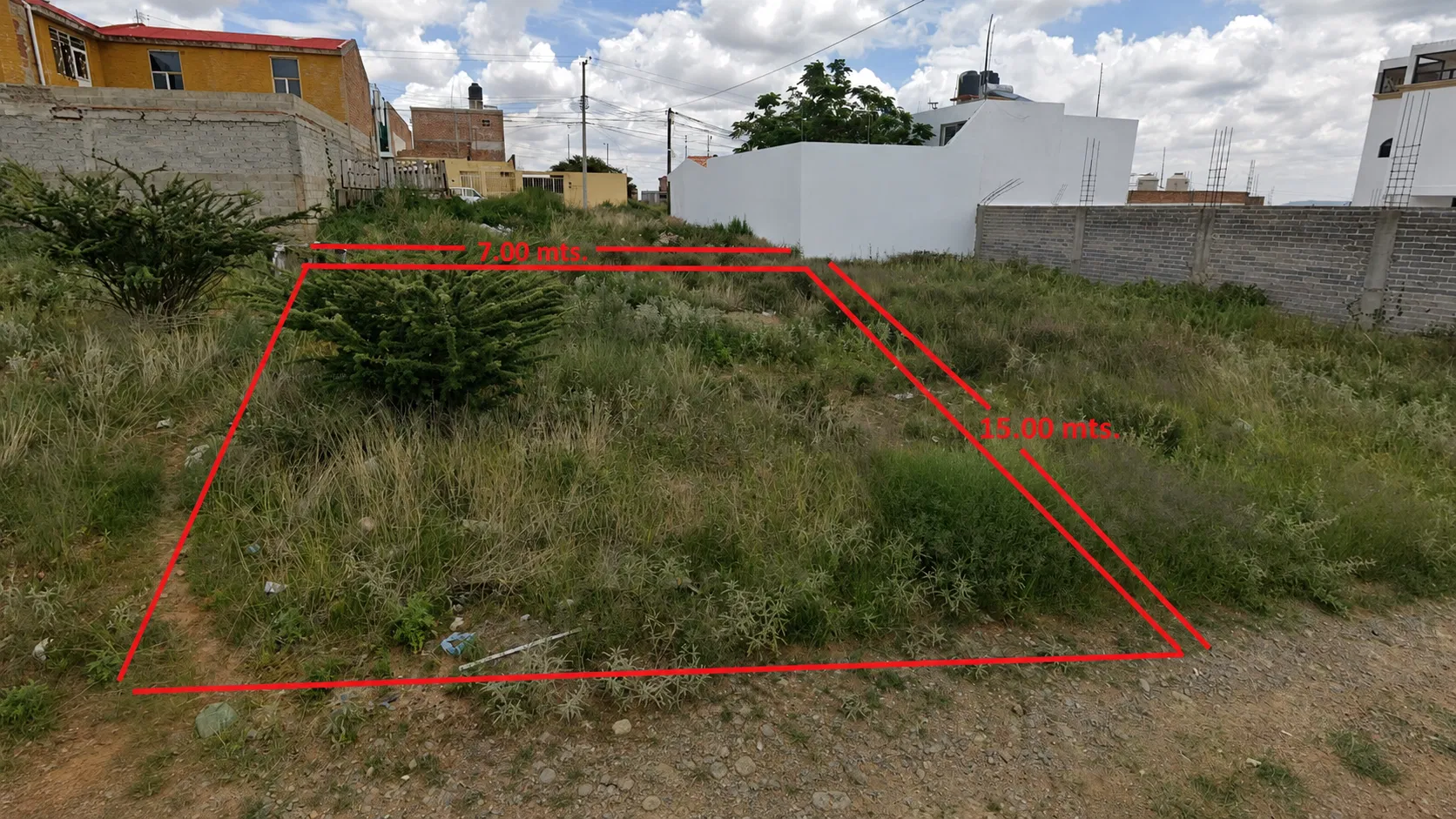Lote urbano en venta — Fracc. Progresistas II, Guadalupe — imagen 1
